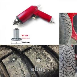 1000PCS Car Tires Studs Screw Tyre Snow Chains Studs Tire NailRed Air Gun Tool