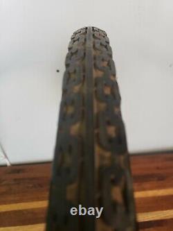 Antique NO. 76 GIANT CHAIN TREAD Company Chain Tread 24 Single Tube Tire