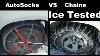 Autosocks Vs Tire Chains Ice Tested
