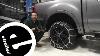 Etrailer Install Titan Chain Tire Chains W Cams On A 2021 Ford Ranger