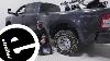 Etrailer Titan Alloy Snow Tire Chains Installation 2022 Ram 3500