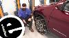 Etrailer Titan Chain Diamond Alloy Snow Tire Chains Installation 2021 Jeep Cherokee
