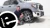 Etrailer Titan Chain Snow Tire Chains With Tensioners Installation 2020 Toyota Tundra