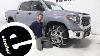 Etrailer Titan Mud Service Snow Tire Chains Installation 2020 Toyota Tundra