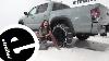 Etrailer Titan Mud Service Snow Tire Chains Installation 2021 Toyota Tacoma