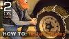 How To Install Tire Chains