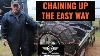 How To Install Tire Chains On A Semi Truck The Easy Way A Chaining Up Story