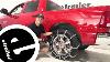 Install Titan Chain Snow Tire Chains W Cams For Wide Base Tires On A 2022 Ram 1500 Classic