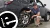Installing The Titan Chain Tire Chains With Diamond Pattern And Square Links On A 2024 Toyota 4runne