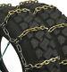 Titan Alloy Square Link Tire Chains Dual Cam On Road Ice/snow 225/70-19.5