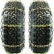 Titan Alloy Square Link Tire Chains On/off Road Ice/snowithmud 8mm 10-16.5