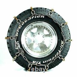 Titan Alloy Square Link Tire Chains On/Off Road Ice/SnowithMud 8mm 275/55-17