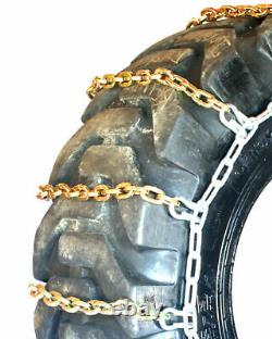 Titan Alloy Square Link Tractor Tire Chains Ice Snow Mud 10mm 12.5/80-18