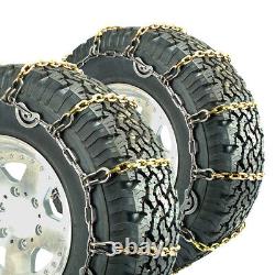 Titan Alloy Square Link Truck CAM Tire Chains On Road Ice/Snow 5.5mm 225/65-18