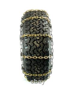 Titan Alloy Square Link Truck CAM Tire Chains On Road Ice/Snow 5.5mm 225/65-18