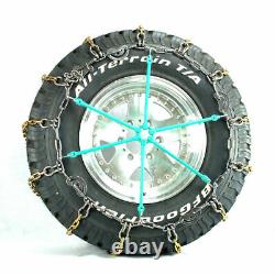 Titan Alloy Square Link Truck CAM Tire Chains On Road Ice/Snow 5.5mm 225/70-19.5
