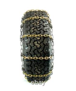 Titan Alloy Square Link Truck CAM Tire Chains On Road Ice/Snow 5.5mm 255/60-20