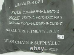 Titan Chain Snow Chains for Dual Tires 225/85-16 235/80-17 235/85-16 245/75-15