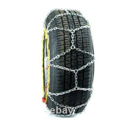 Titan Diamond Pattern Alloy Square Tire Chains OnRoad SnowithIce 3.7mm 195/75-13