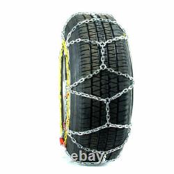 Titan Diamond Pattern Alloy Square Tire Chains OnRoad SnowithIce 3.7mm 225/55-18