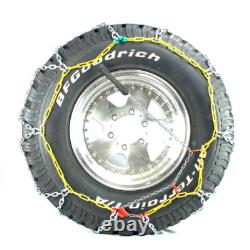 Titan Diamond Pattern Alloy Square Tire Chains On Road Snow 4.7mm 305/60-18
