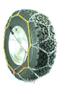 Titan Diamond Pattern Alloy Square Tire Chains On Road Snow 4.7mm 305/60-18