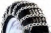 Titan Garden Tractor Tire Chains 2-Link Spacing Snow Ice Mud 9.5mm 33x12.50x15