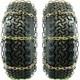 Titan Hd Alloy Square Link Tire Chains On/off Road Ice/snowithmud 7mm 225/75-16