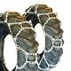 Titan H-pattern Tractor Link Tire Chains Snow Ice Mud 10mm 10.5/80-18