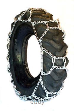 Titan H-Pattern Tractor Link Tire Chains Snow Ice Mud 10mm 13.5-16.1