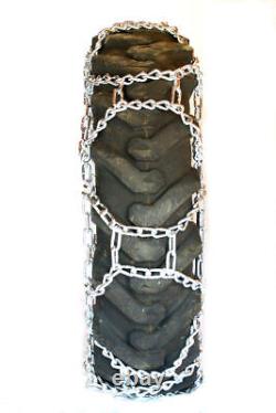 Titan H-Pattern Tractor Link Tire Chains Snow Ice Mud 10mm 13.5-16.1