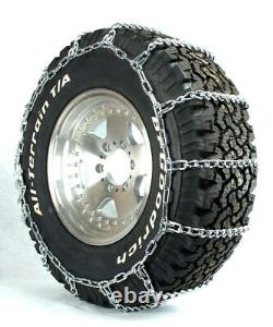 Titan Light Truck Link Tire Chains On Road SnowithIce 7mm 275/75-18