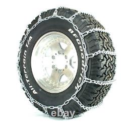 Titan Light Truck V-Bar Tire Chains Ice or Snow Covered Roads 5.5mm 235/75-17.5