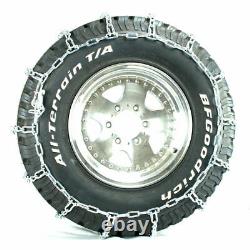 Titan Light Truck V-Bar Tire Chains Ice or Snow Covered Roads 5.5mm 255/75-17