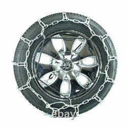 Titan Passenger V-Bar Link Tire Chains Ice/Snow Covered Roads 5mm 195/55-15