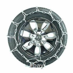 Titan Passenger V-Bar Link Tire Chains Ice/Snow Covered Roads 5mm 225/75-15