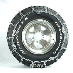 Titan Truck Alloy Link Tire Chains CAM On Road SnowithIce/Mud 7mm 295/75-22.5