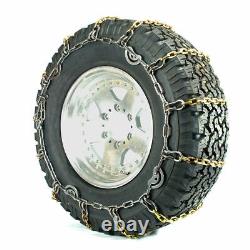 Titan Truck Alloy Square Link Tire Chains CAM On Road IceSnow 8mm 445/65-22.5