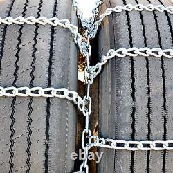 Titan Truck Tire Chains Dual/Triple On Road SnowithIce 5.5mm 235/75-17.5