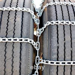 Titan Truck Tire Chains Dual/Triple On Road SnowithIce 7mm 10.00-22