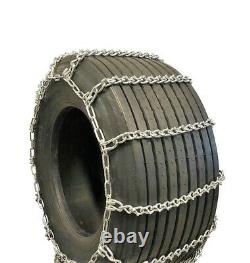 Titan Truck Tire Chains V-Bar Wide Base On Road Ice/Snow 8mm 40x15.50-20