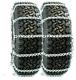 Titan Truck V-bar Link Tire Chains Dual Cam On Road Ice/snow 7mm 275/80-24.5
