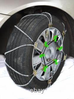 Chaînes à neige Titan Diagonal pour câbles sur route 9,82 mm 255/45-16