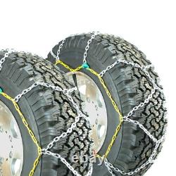Chaînes à neige Titan Diamond Alloy carrées pour pneus sur route 3,7 mm 32x11.50-15