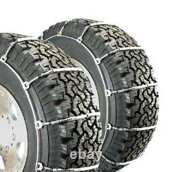 Chaînes à neige pour camion léger Titan pour pneus câblés Routes enneigées ou verglacées 10,3 mm 265/65-18