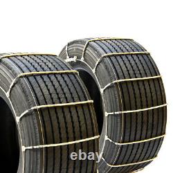 Chaînes à neige pour pneus Titan Truck Cable pour routes couvertes de neige ou de glace 10,3 mm 32x11,50-16,5