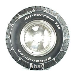 Chaînes à neige pour pneus de camion léger Titan, pour routes couvertes de neige ou de glace, 10,3 mm, 255/75-16