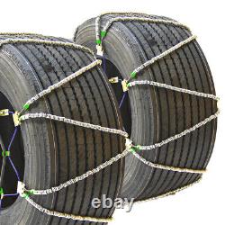 Chaînes de pneus Titan à câble diagonal pour routes enneigées ou glacées 17,64mm 295/70-22,5.
