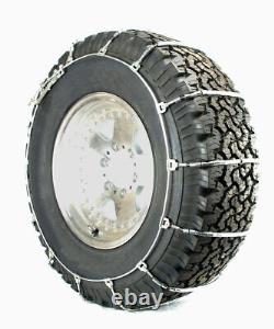 Chaînes de pneus Titan pour camionnette légère, pour routes enneigées ou glacées, avec revêtement de glace ou de neige, 10,3 mm, 225/60-18.