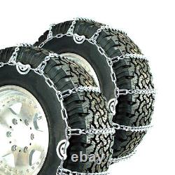 Chaînes de pneus V-Bar Titan CAM pour routes couvertes de glace ou de neige 5.5mm 245/70-16